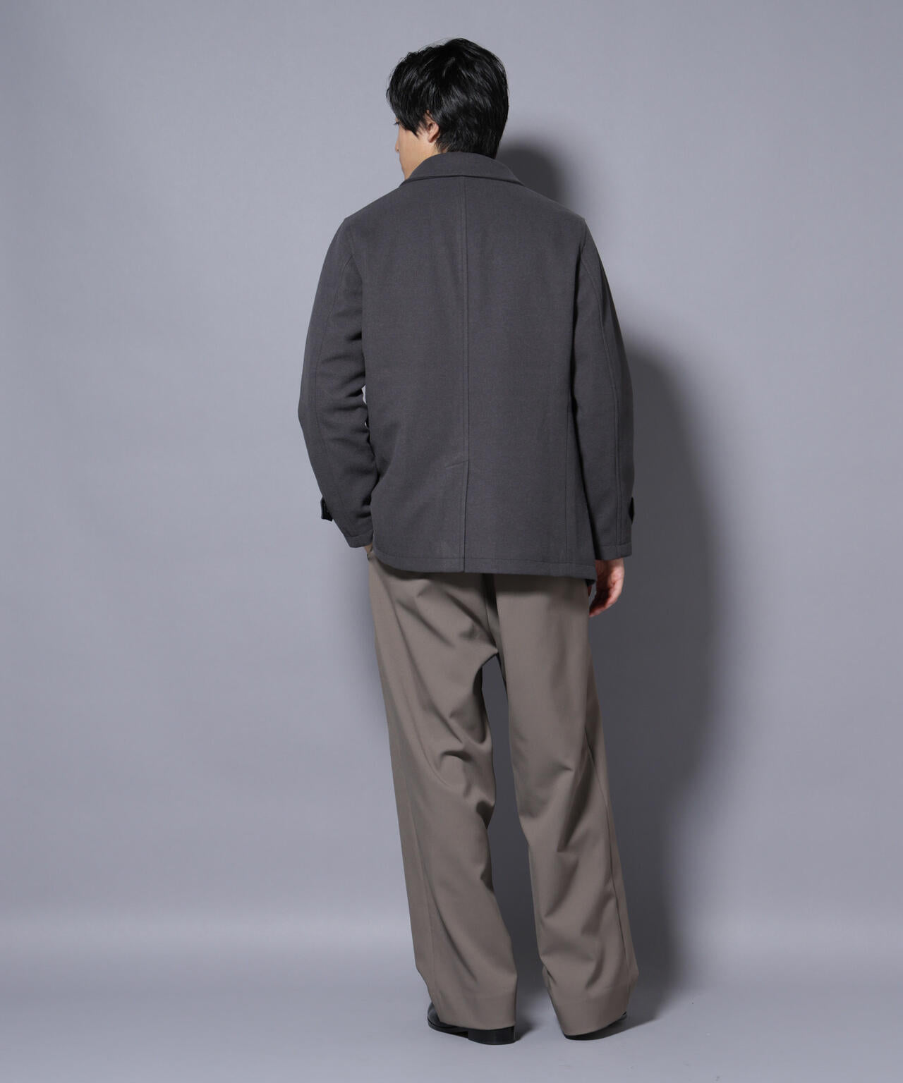 テックメルトンシングルコート 6725211205