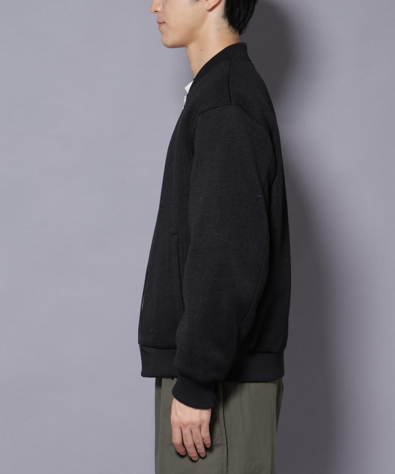 ニットフリースZIPブルゾン(セットアップ可) 6725212205