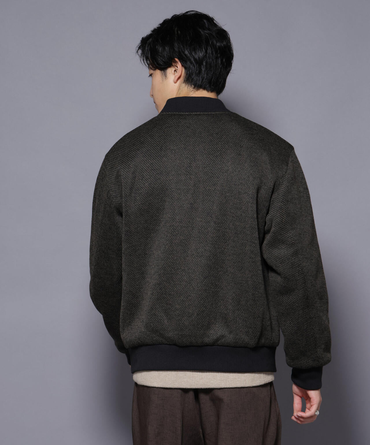 ニットフリースZIPブルゾン(セットアップ可) 6725212205