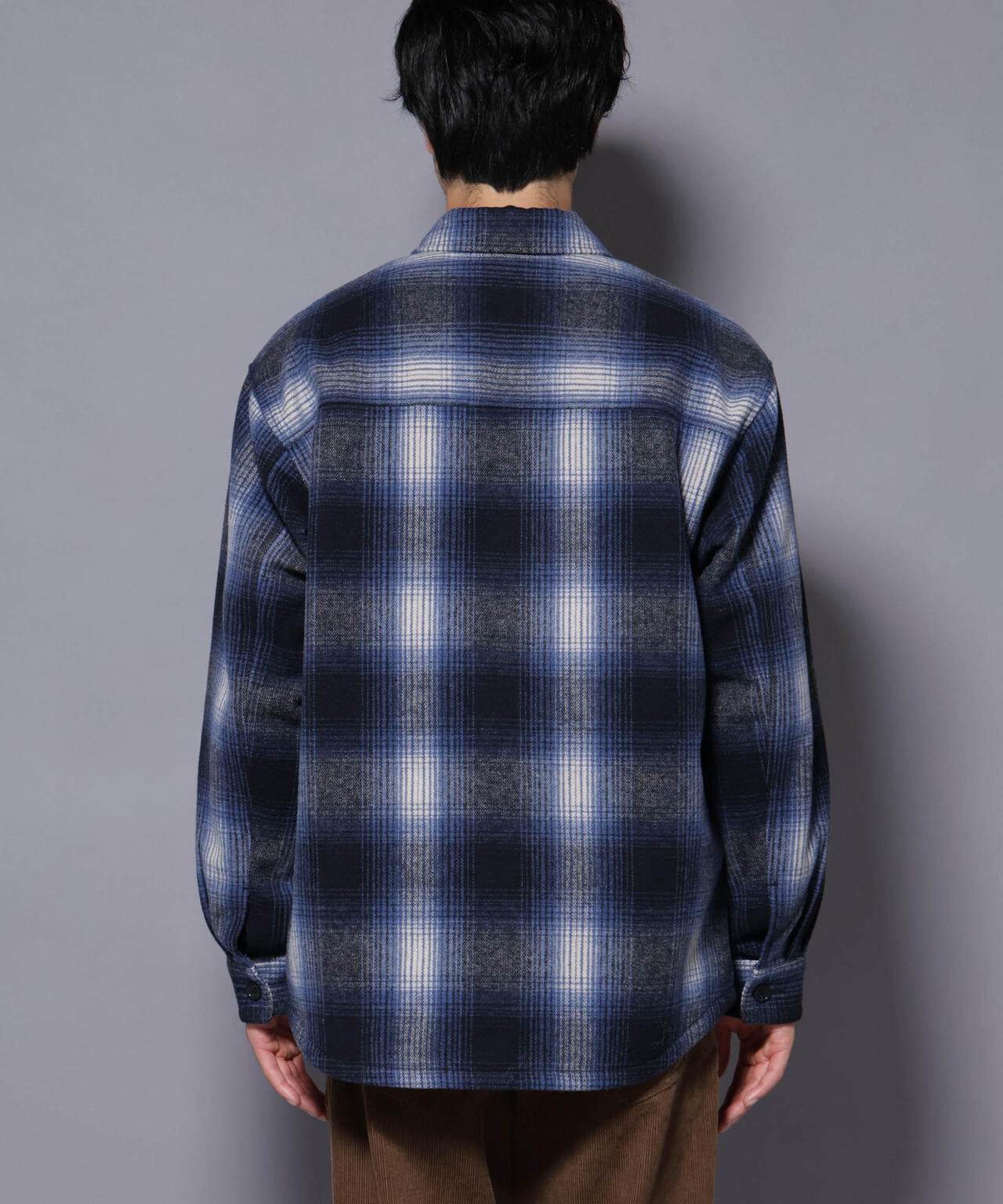 テックメルトンチェックシャツブルゾン 6725212211