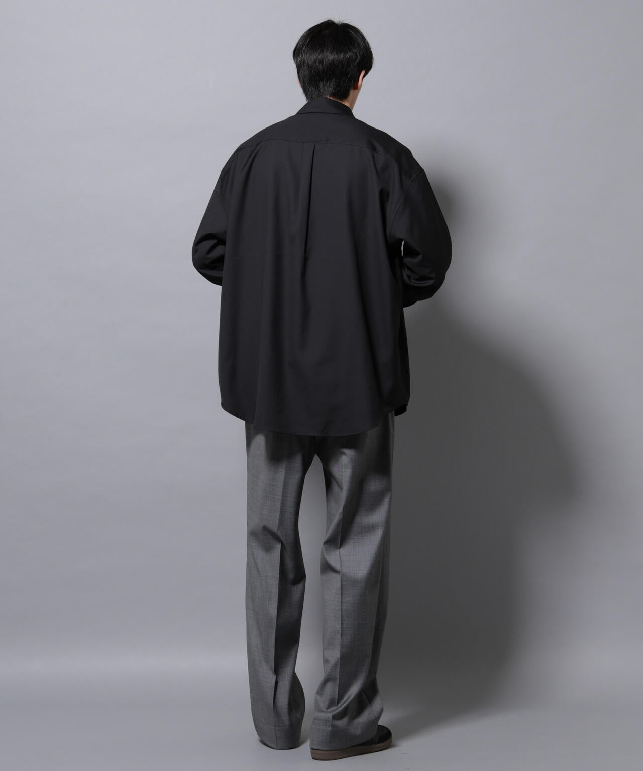 ビッグドレープシャツ 長袖 6725220204