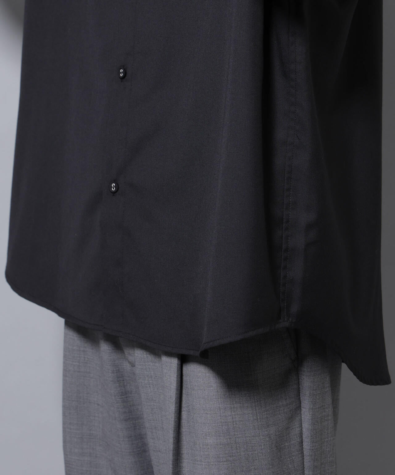 ビッグドレープシャツ 長袖 6725220204