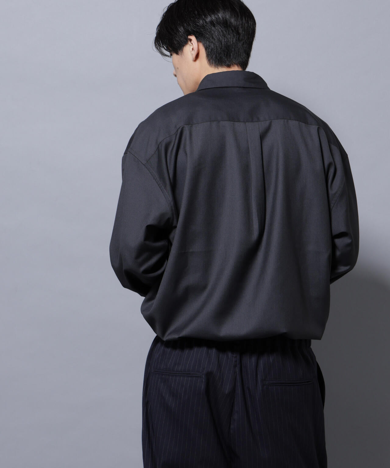 ビッグドレープシャツ 長袖 6725220204