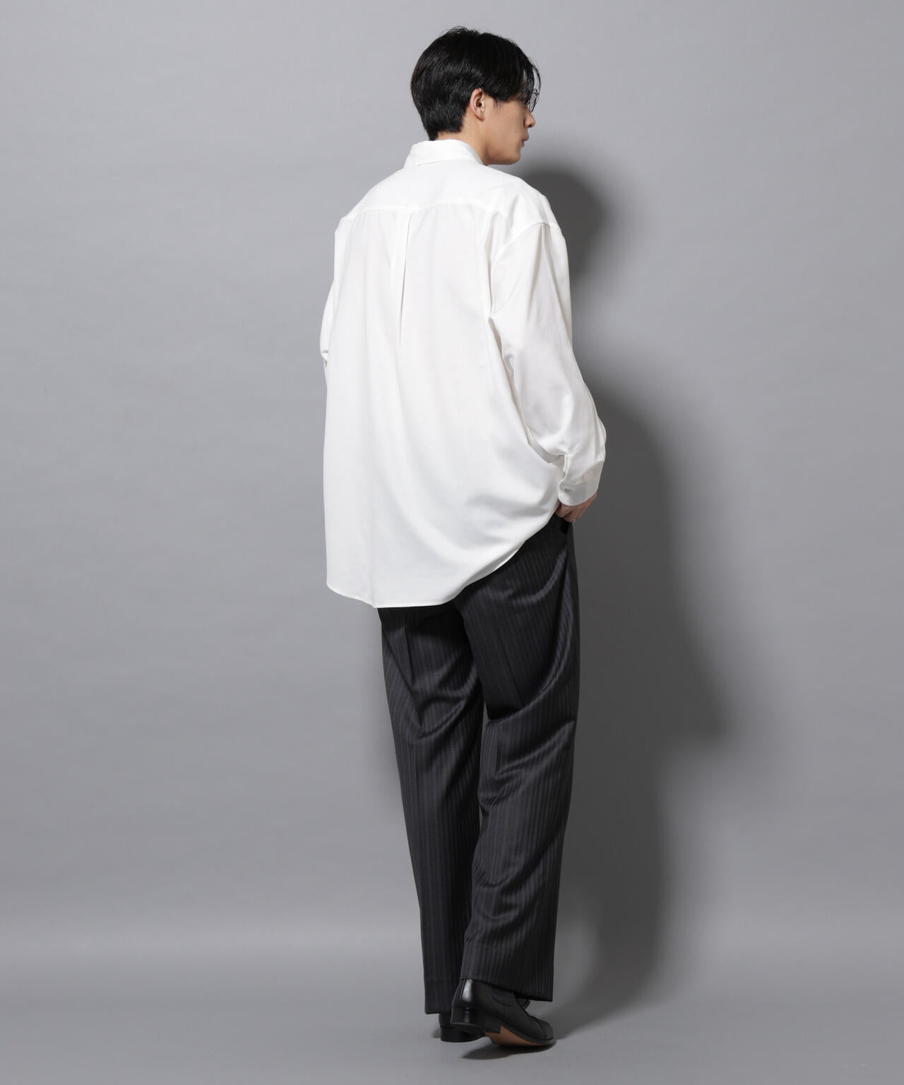 ビッグドレープシャツ 長袖 6725220204