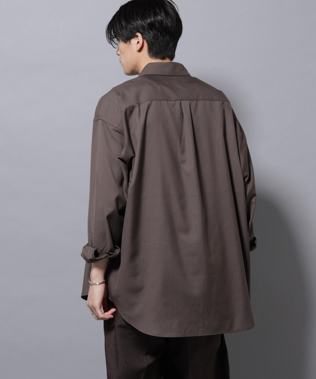 ビッグドレープシャツ 長袖 6725220204