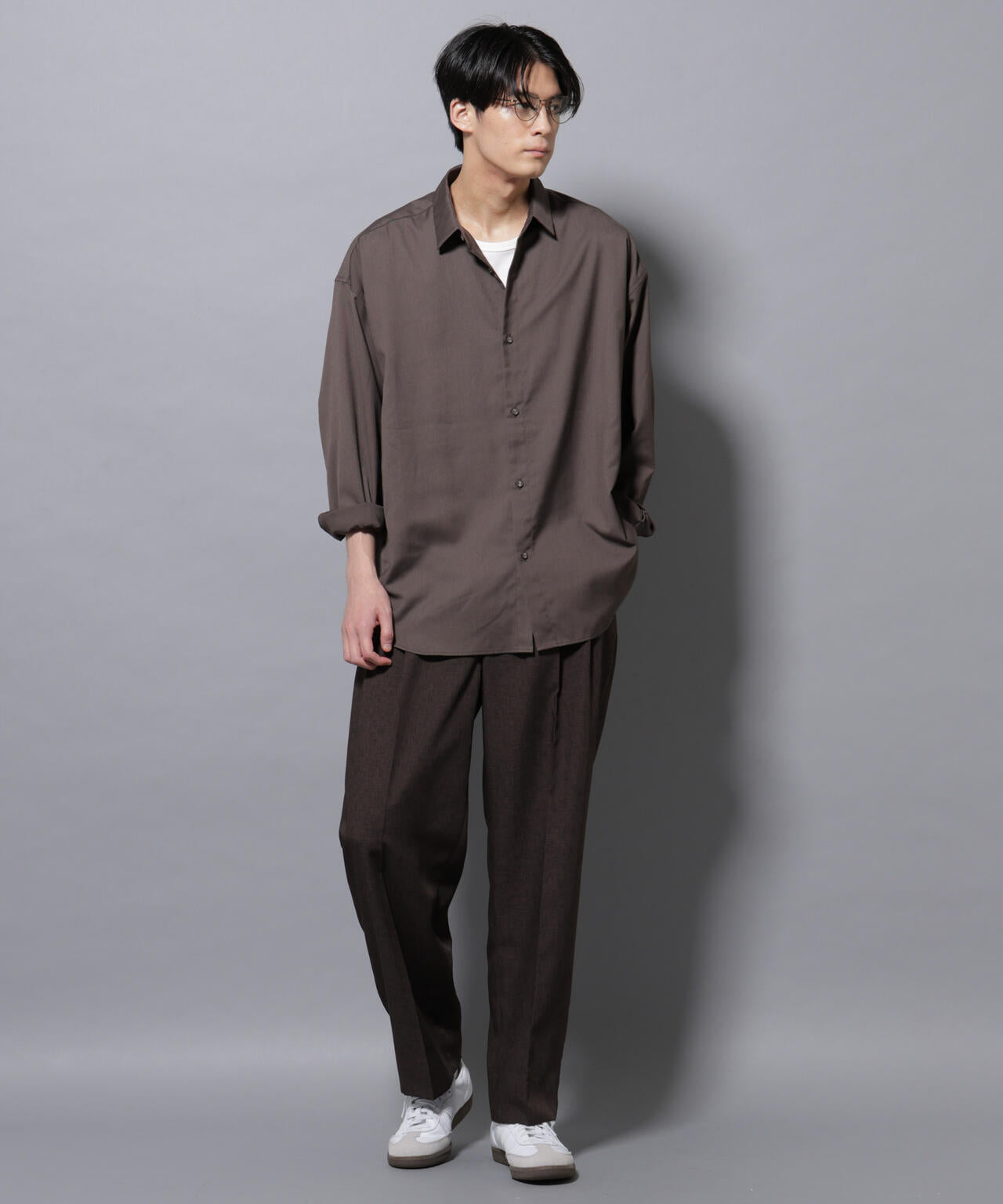 ビッグドレープシャツ 長袖 6725220204