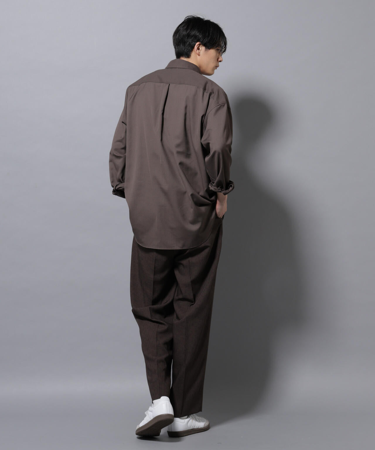 ビッグドレープシャツ 長袖 6725220204