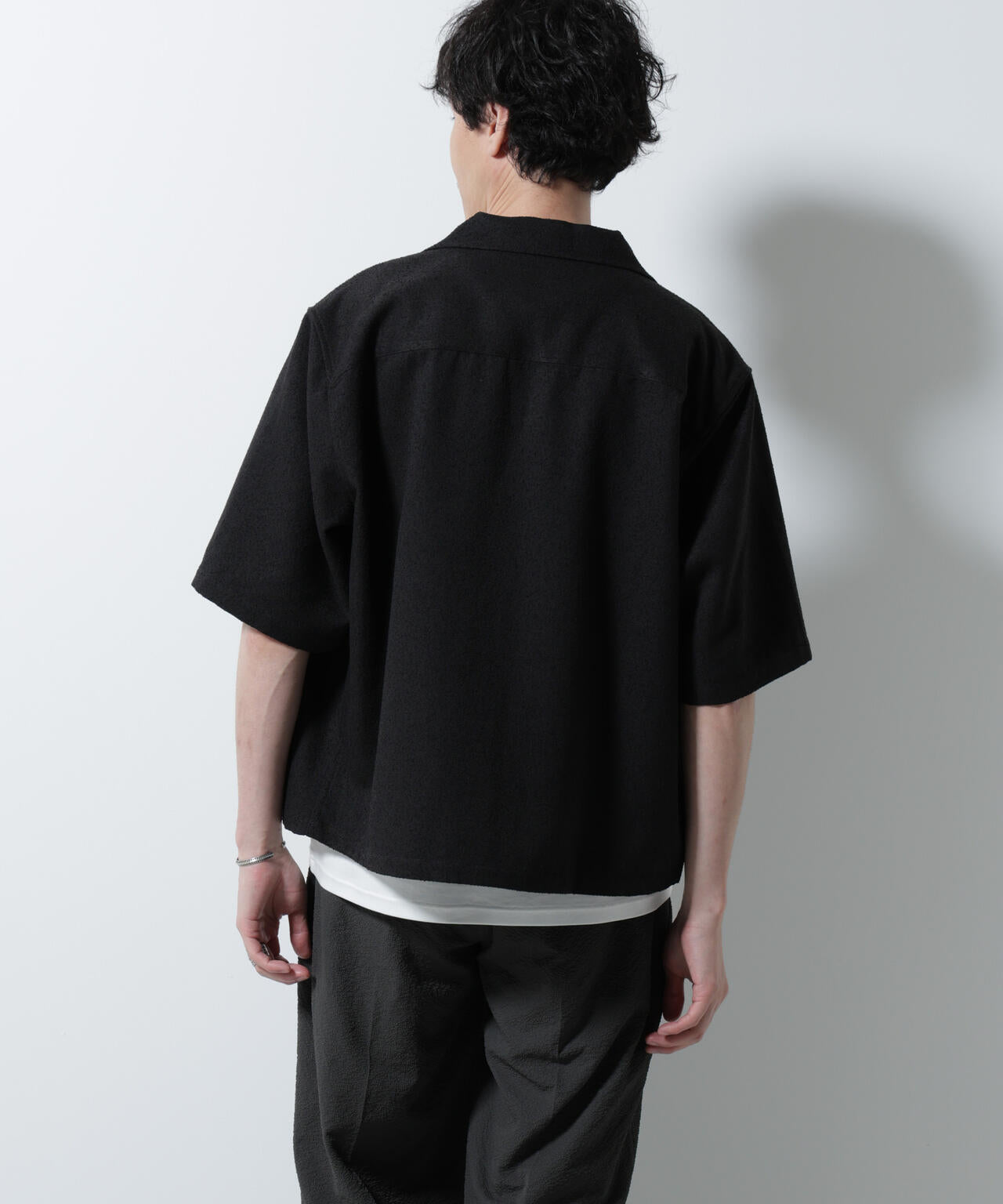 ネップツイルポケットシャツ 半袖 6725221202