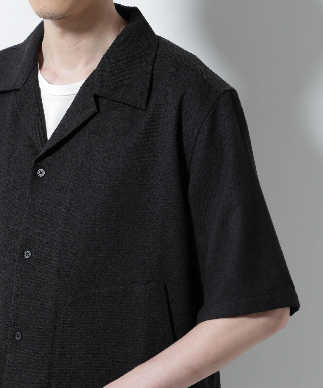 ネップツイルポケットシャツ 半袖 6725221202