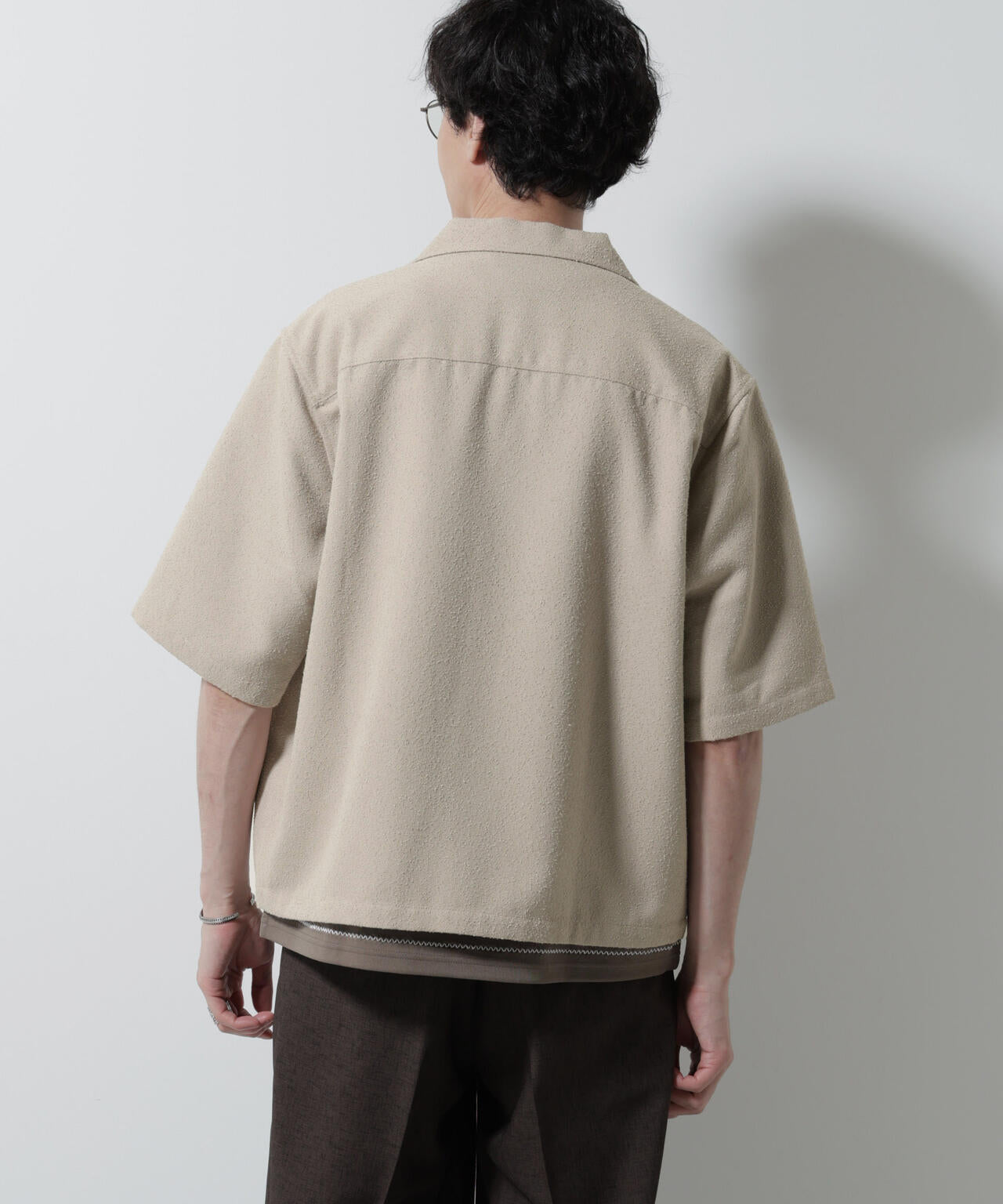 ネップツイルポケットシャツ 半袖 6725221202