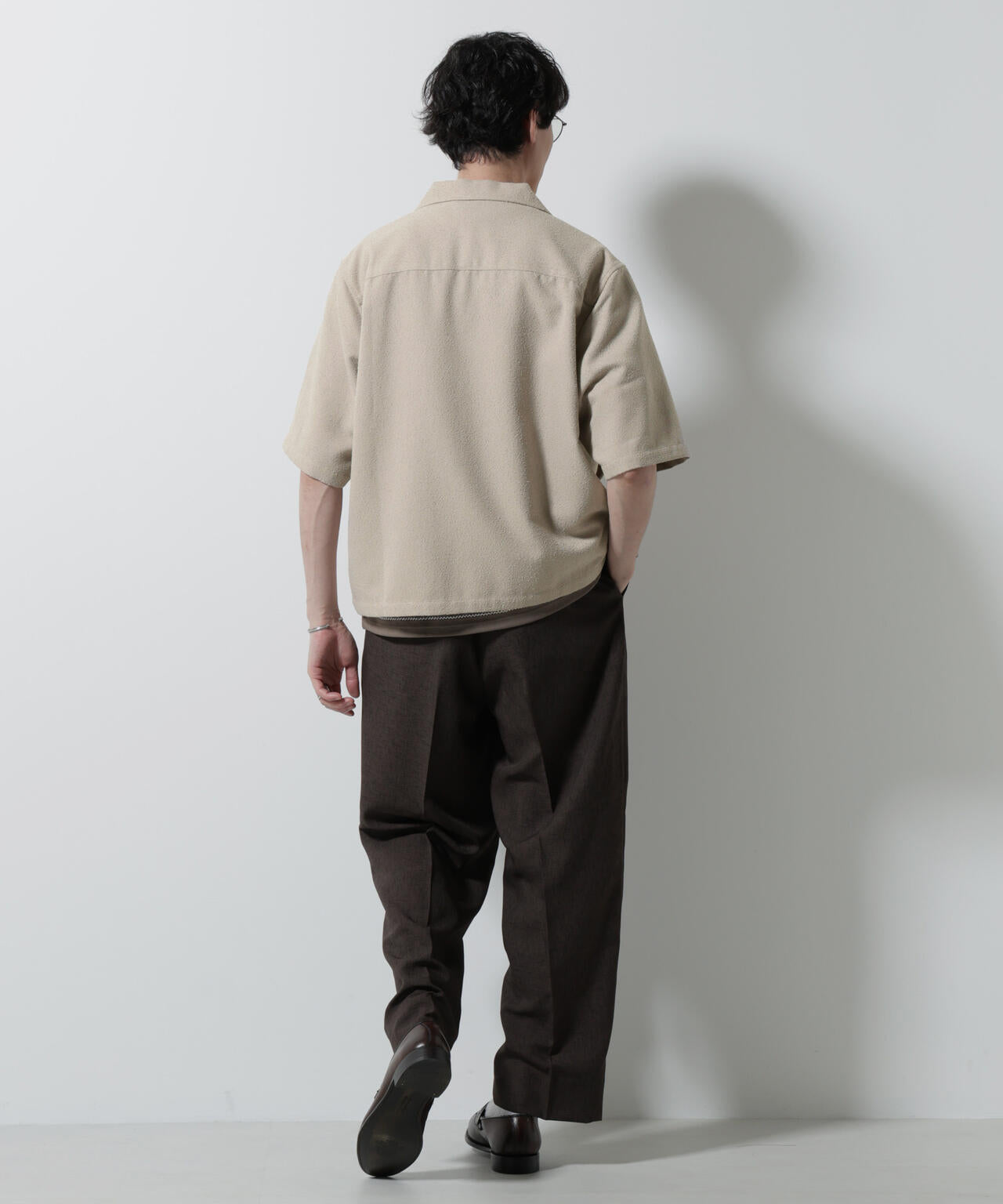 ネップツイルポケットシャツ 半袖 6725221202