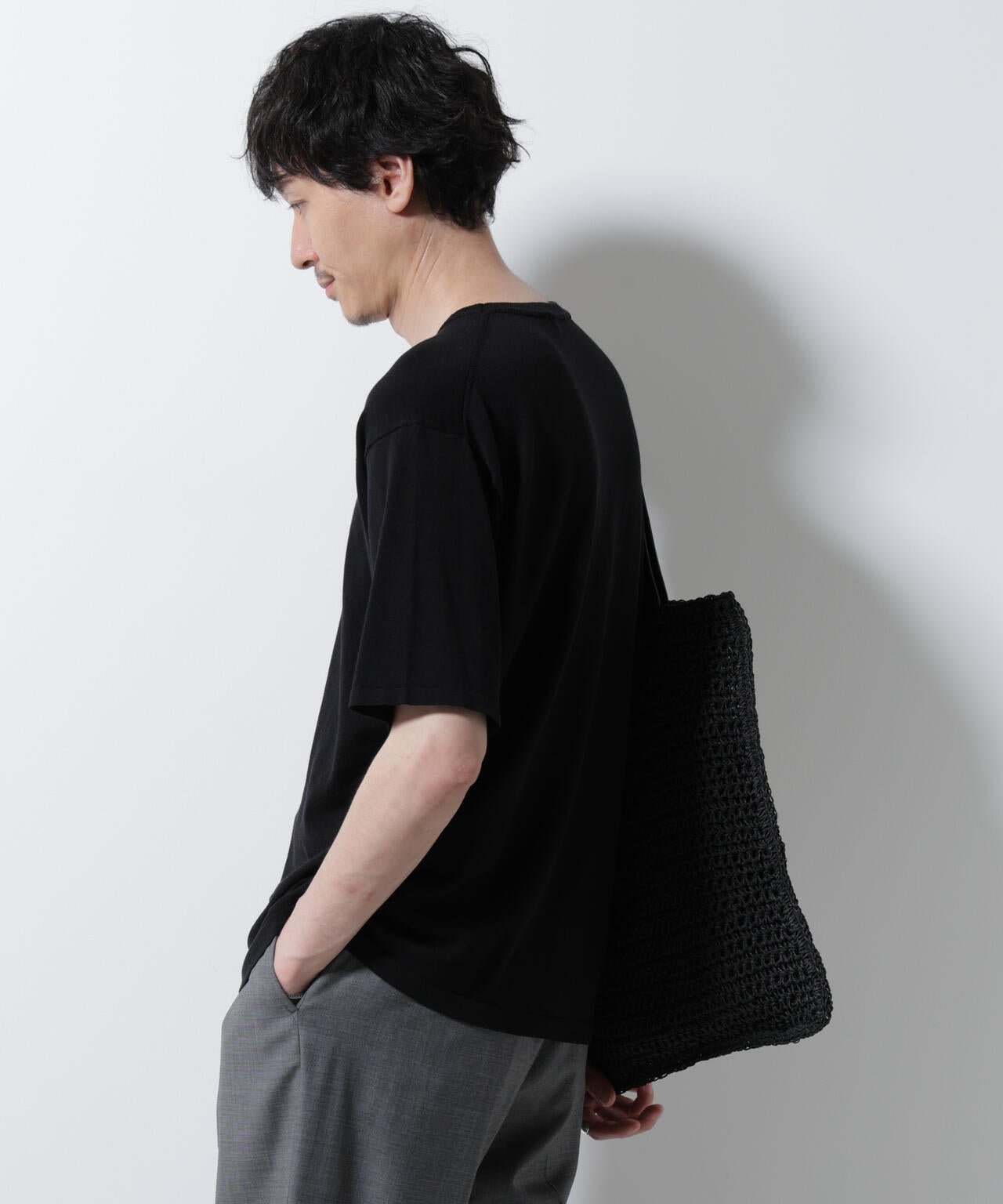 シルキータッチニットTシャツ 半袖 6725222204
