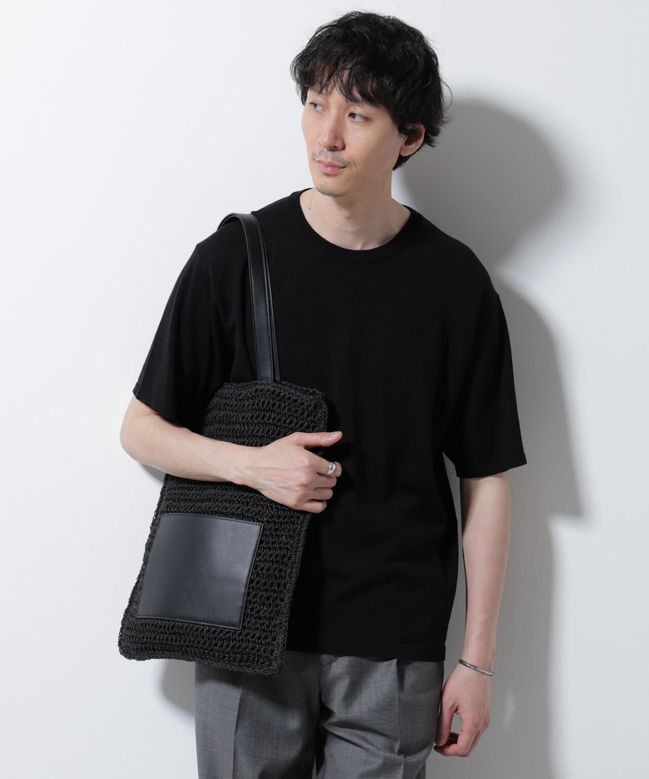 シルキータッチニットTシャツ 半袖 6725222204