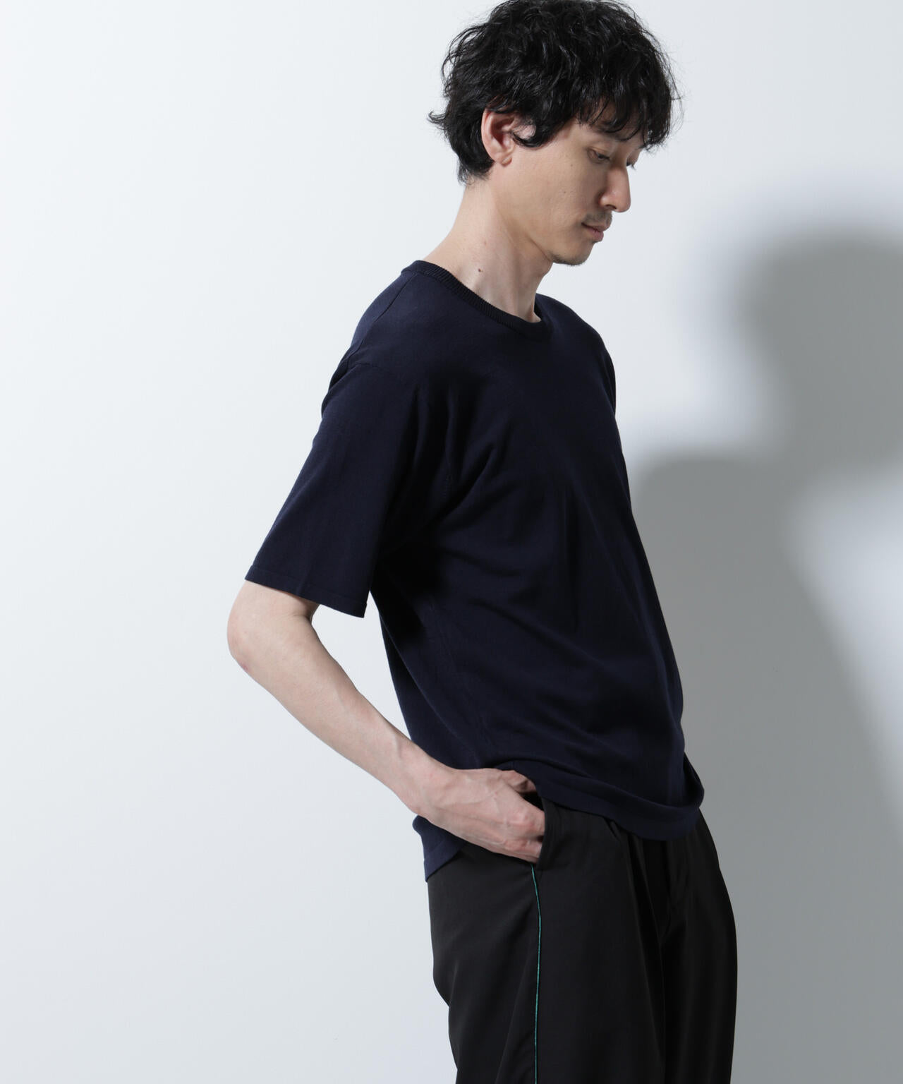 シルキータッチニットTシャツ 半袖 6725222204