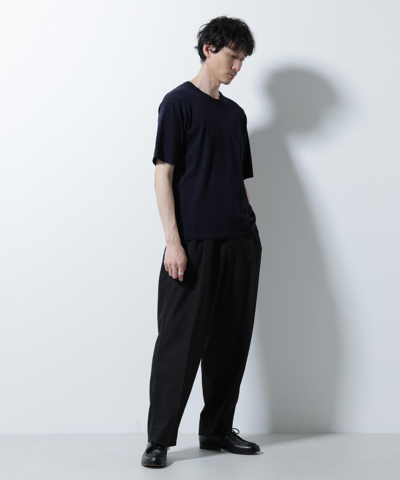 シルキータッチニットTシャツ 半袖 6725222204