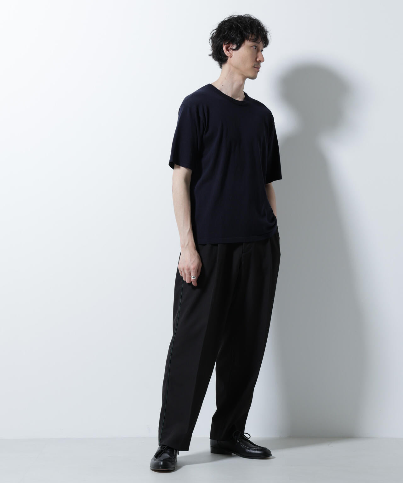 シルキータッチニットTシャツ 半袖 6725222204