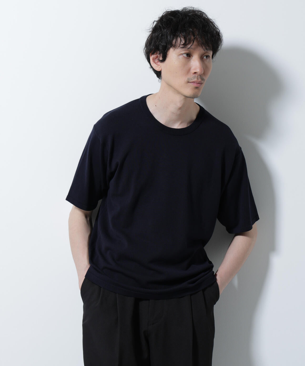 シルキータッチニットTシャツ 半袖 6725222204