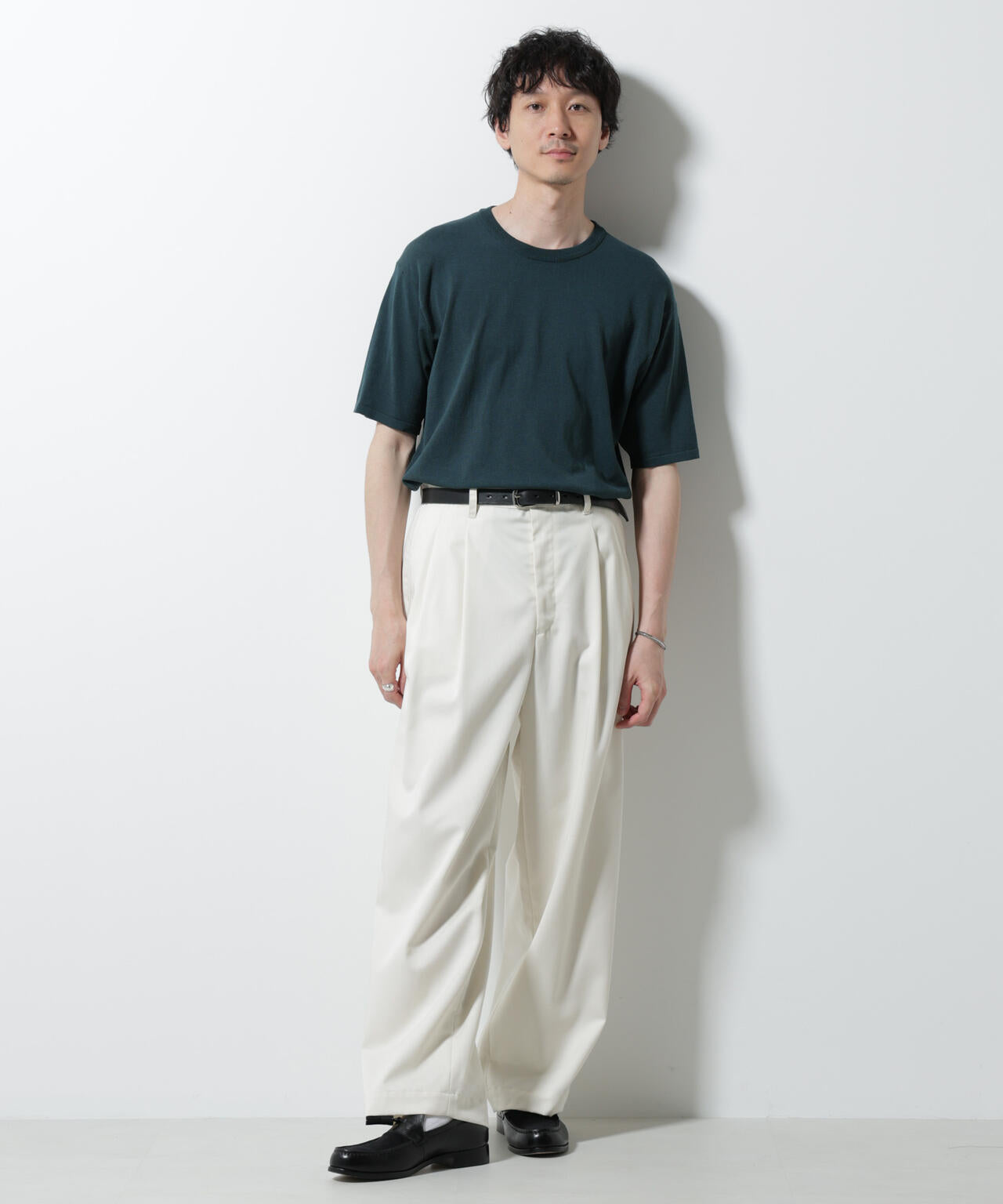 シルキータッチニットTシャツ 半袖 6725222204