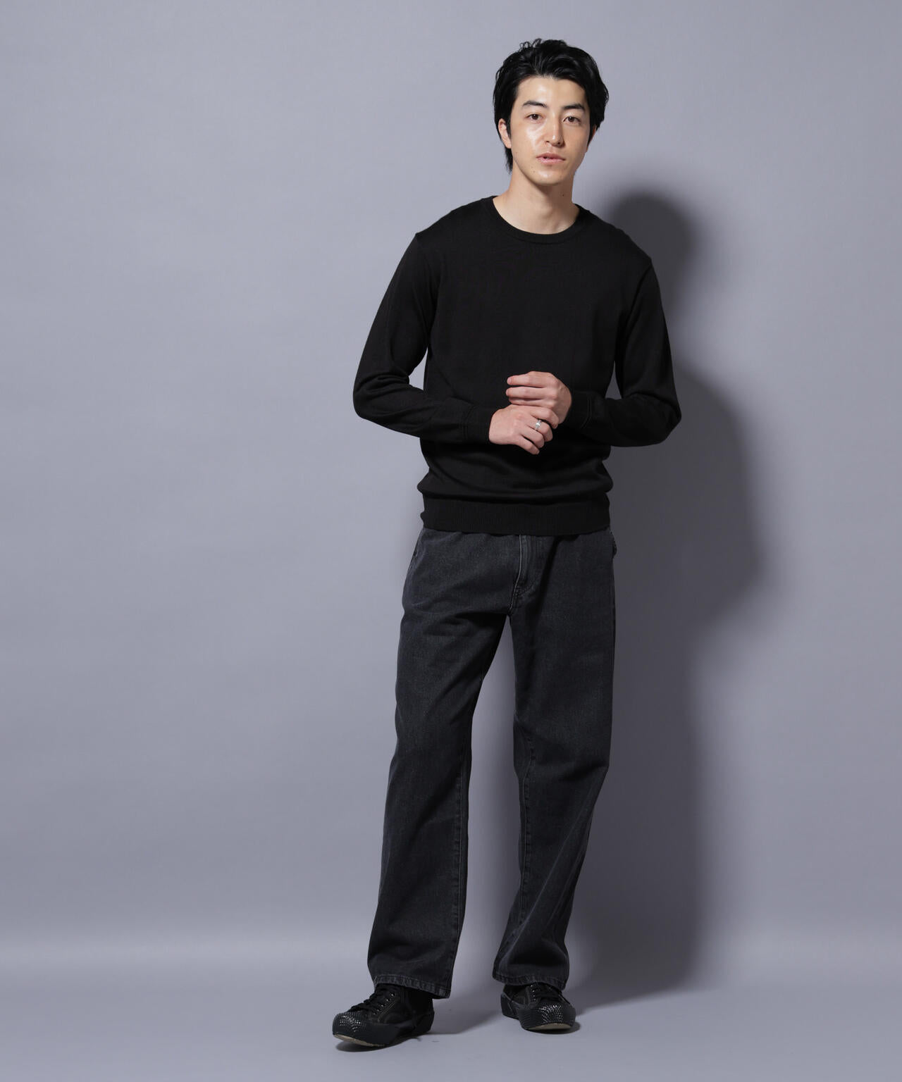 タスマニアミックスクルーネックニット 6725222206