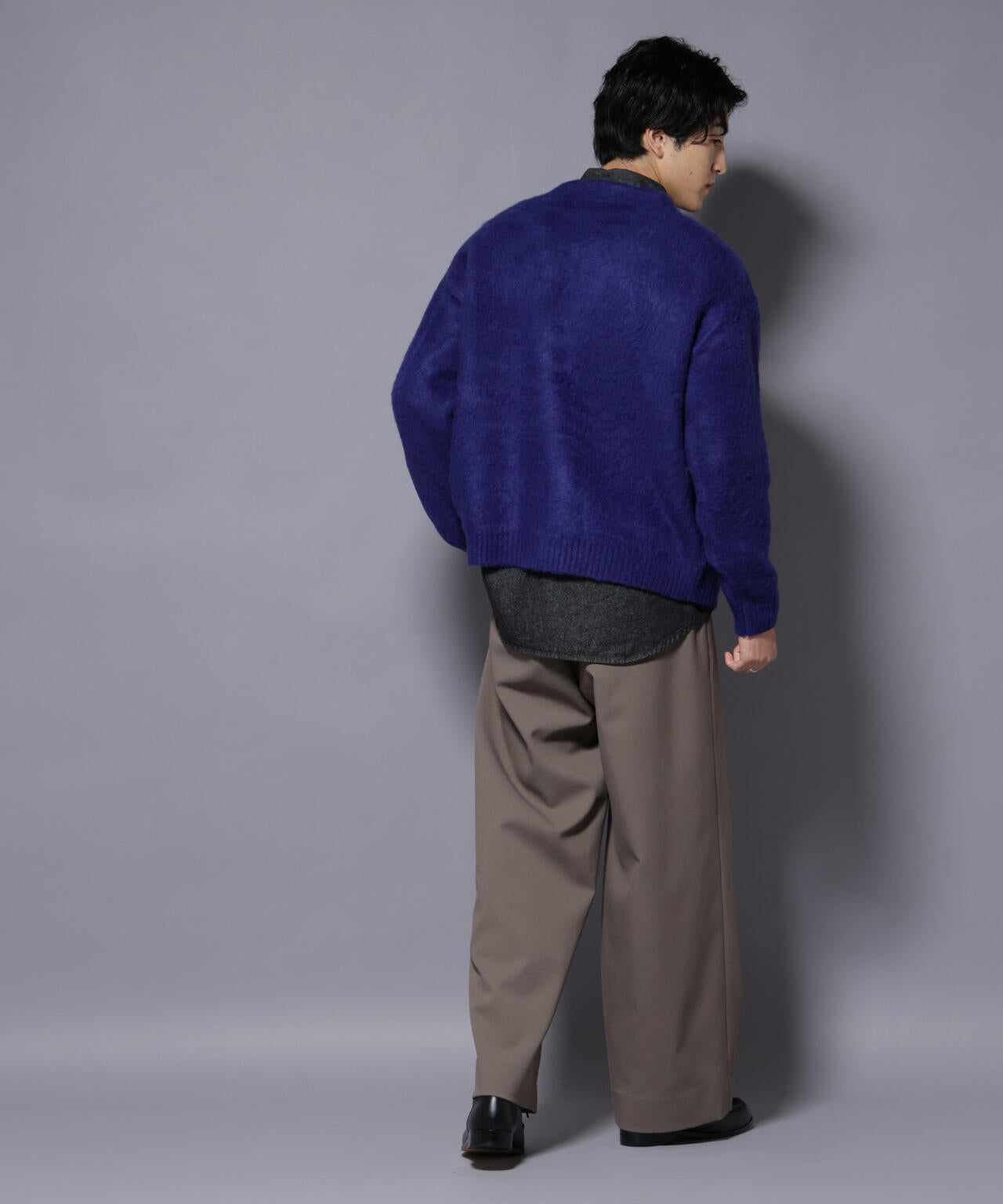 モヘヤライクニットカーディガン 6725222220
