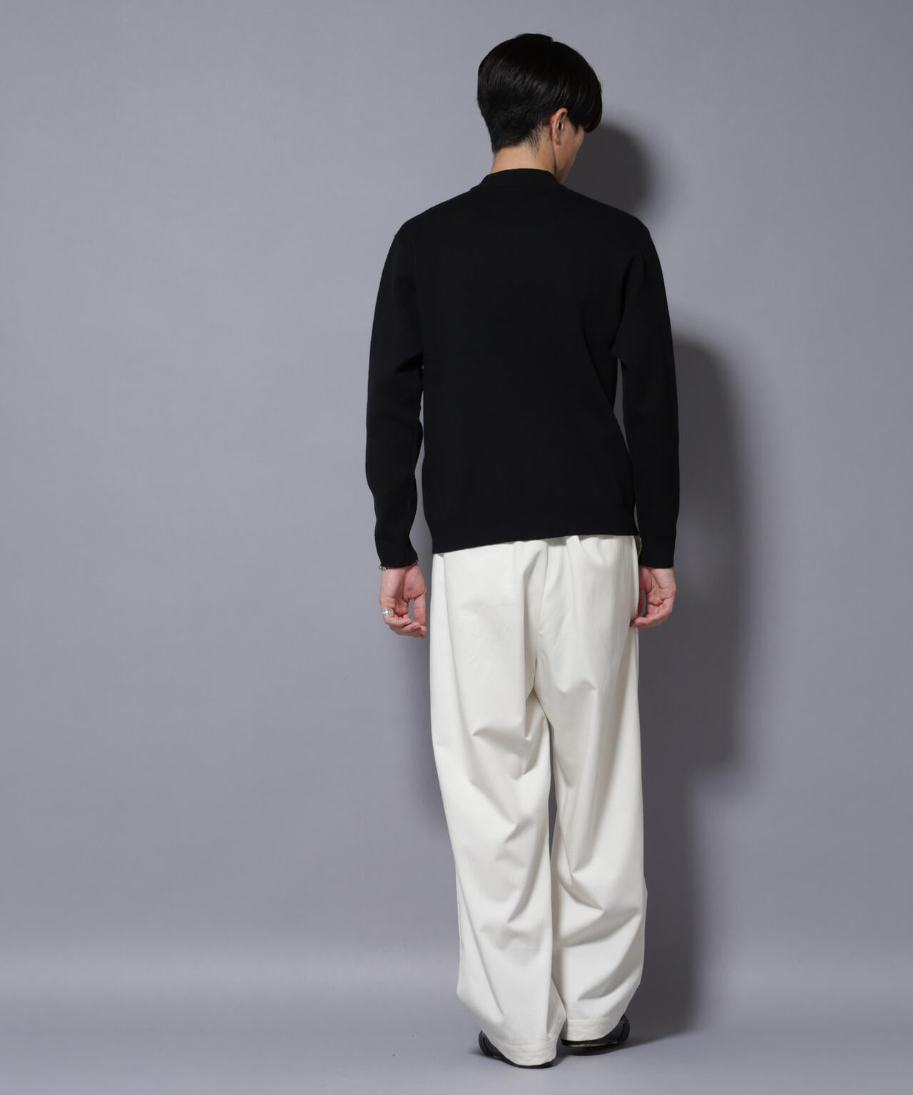 シルク混モックネックニット 6725222228