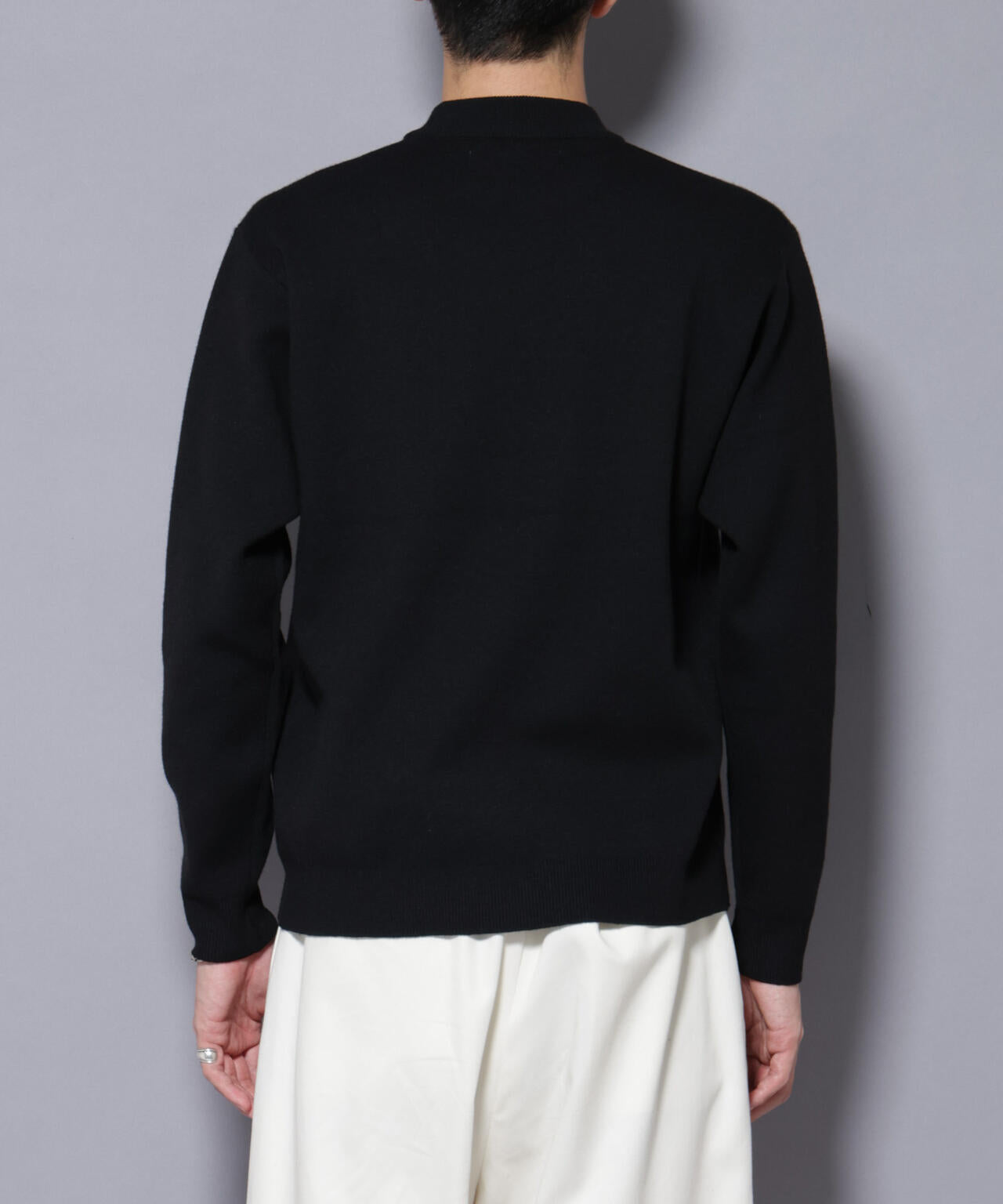 シルク混モックネックニット 6725222228