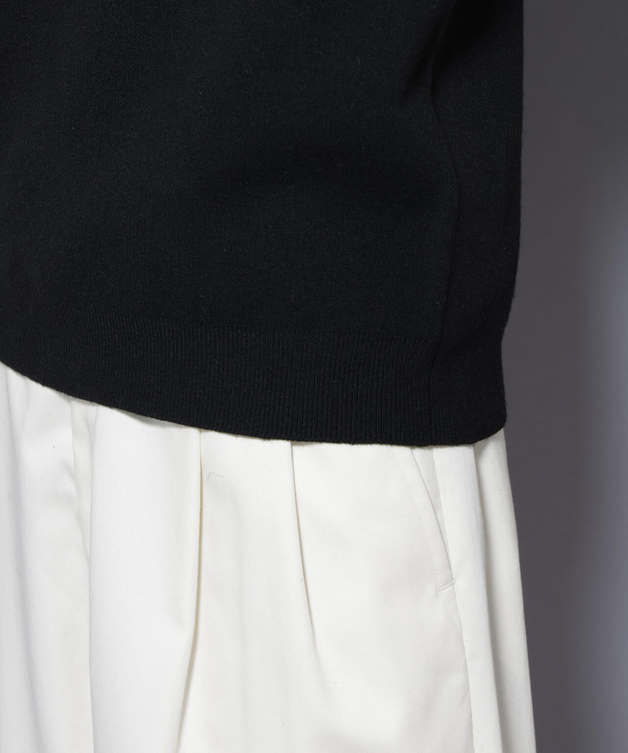 シルク混モックネックニット 6725222228