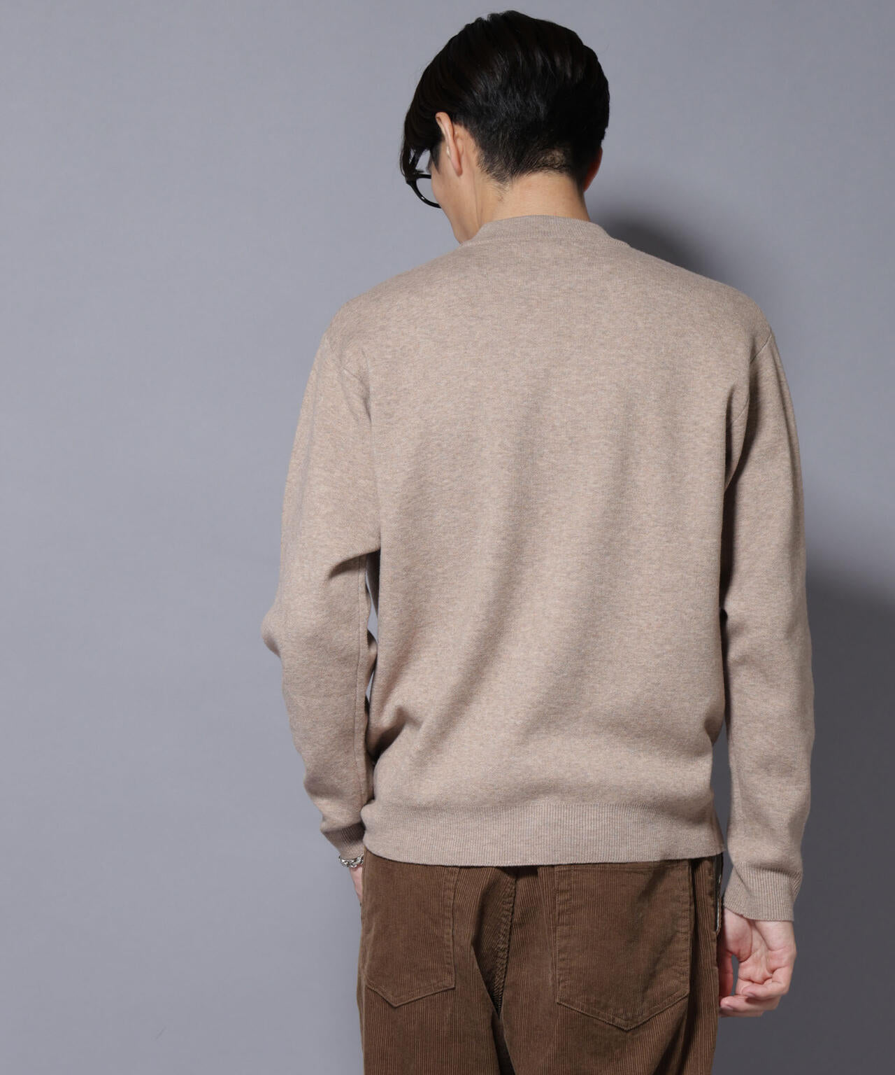 シルク混モックネックニット 6725222228