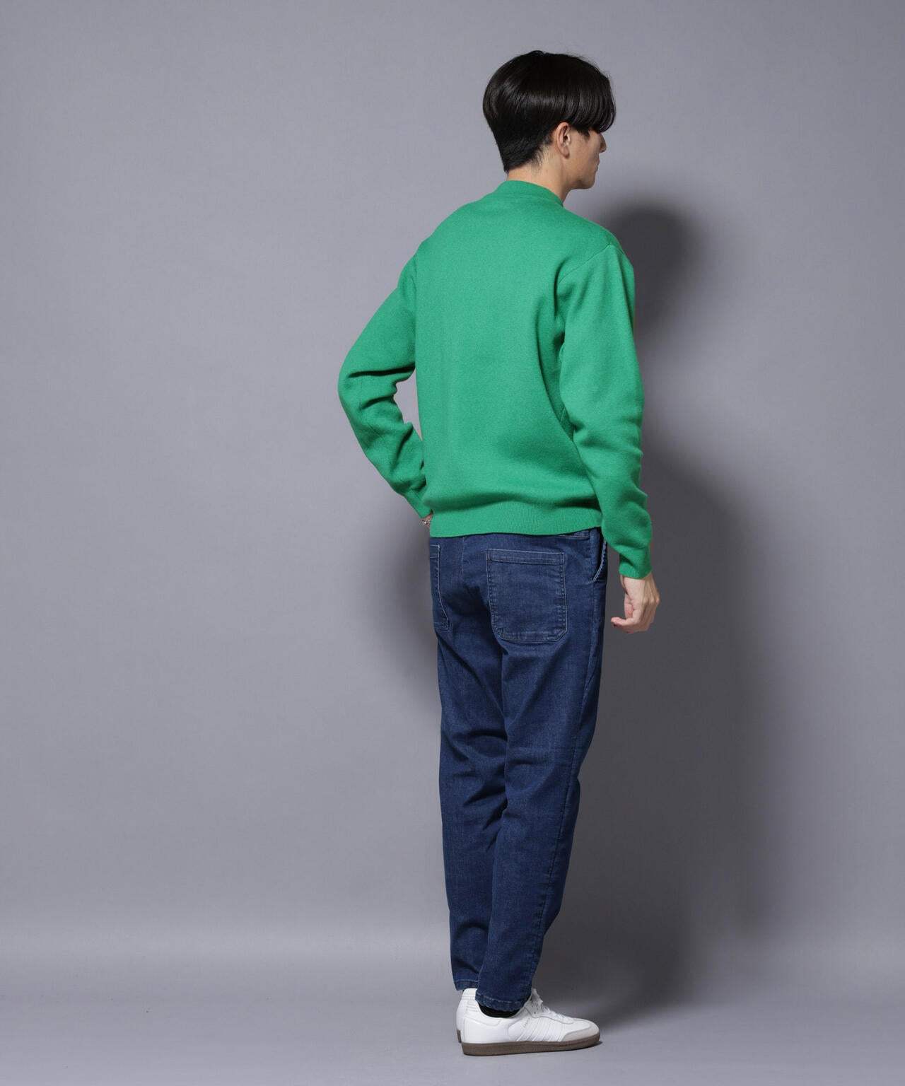 シルク混モックネックニット 6725222228