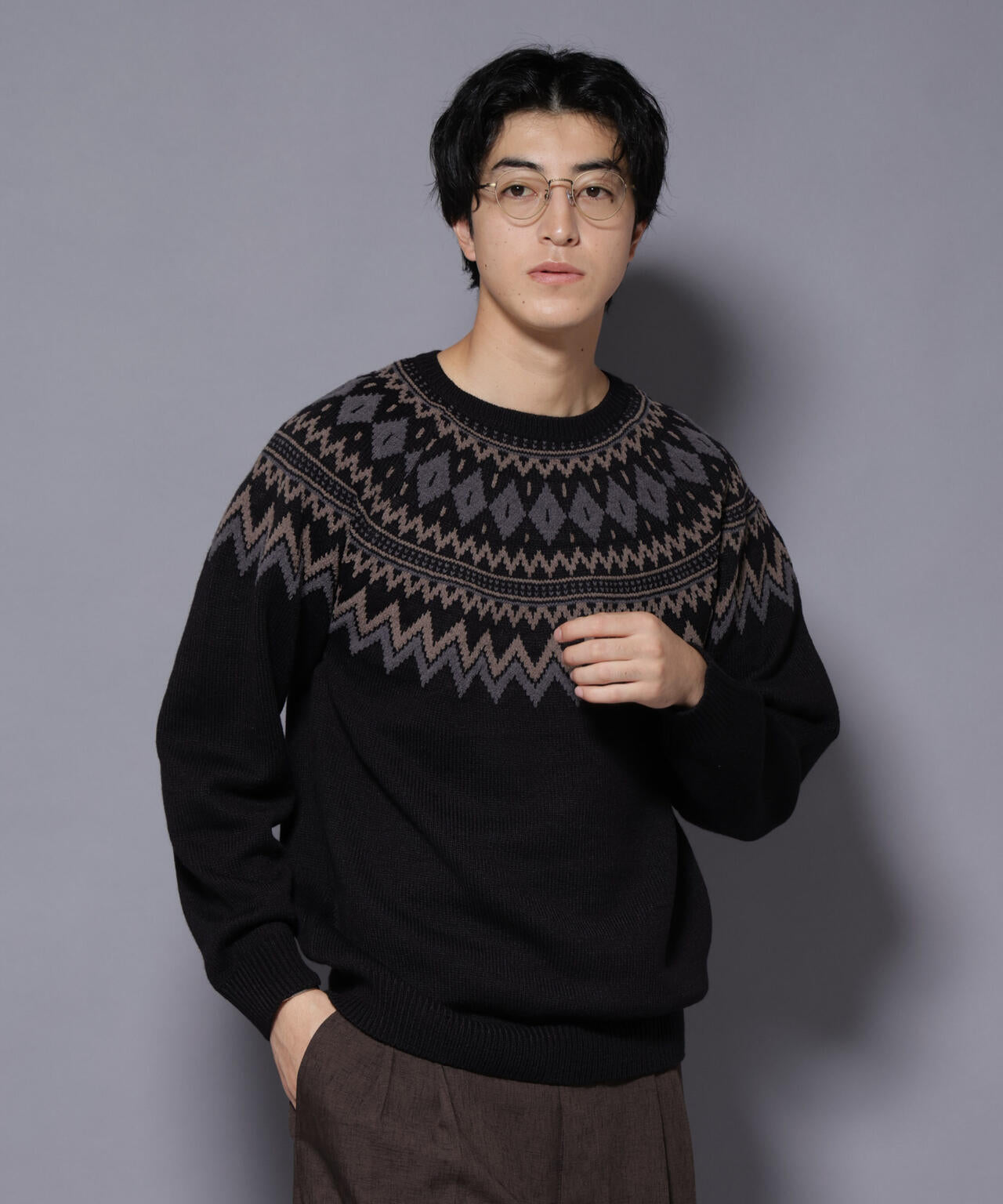 モールヤーンノルディックニット 6725222233