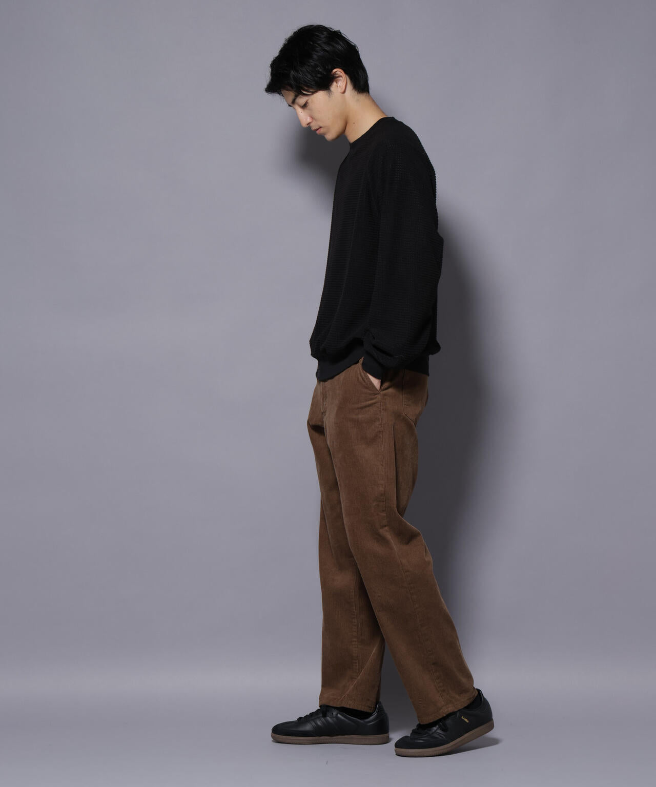 NORMANBROS別注 ワッフルフリース 長袖 6725223002