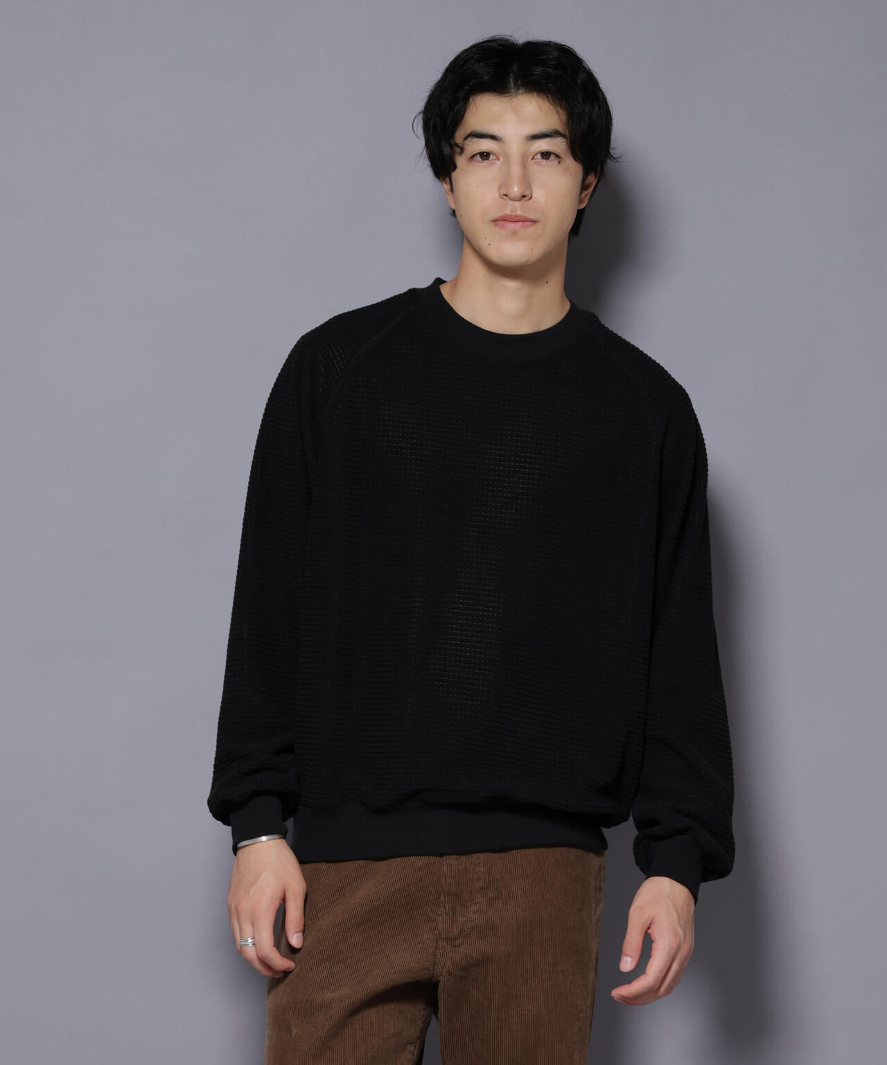 NORMANBROS別注 ワッフルフリース 長袖 6725223002