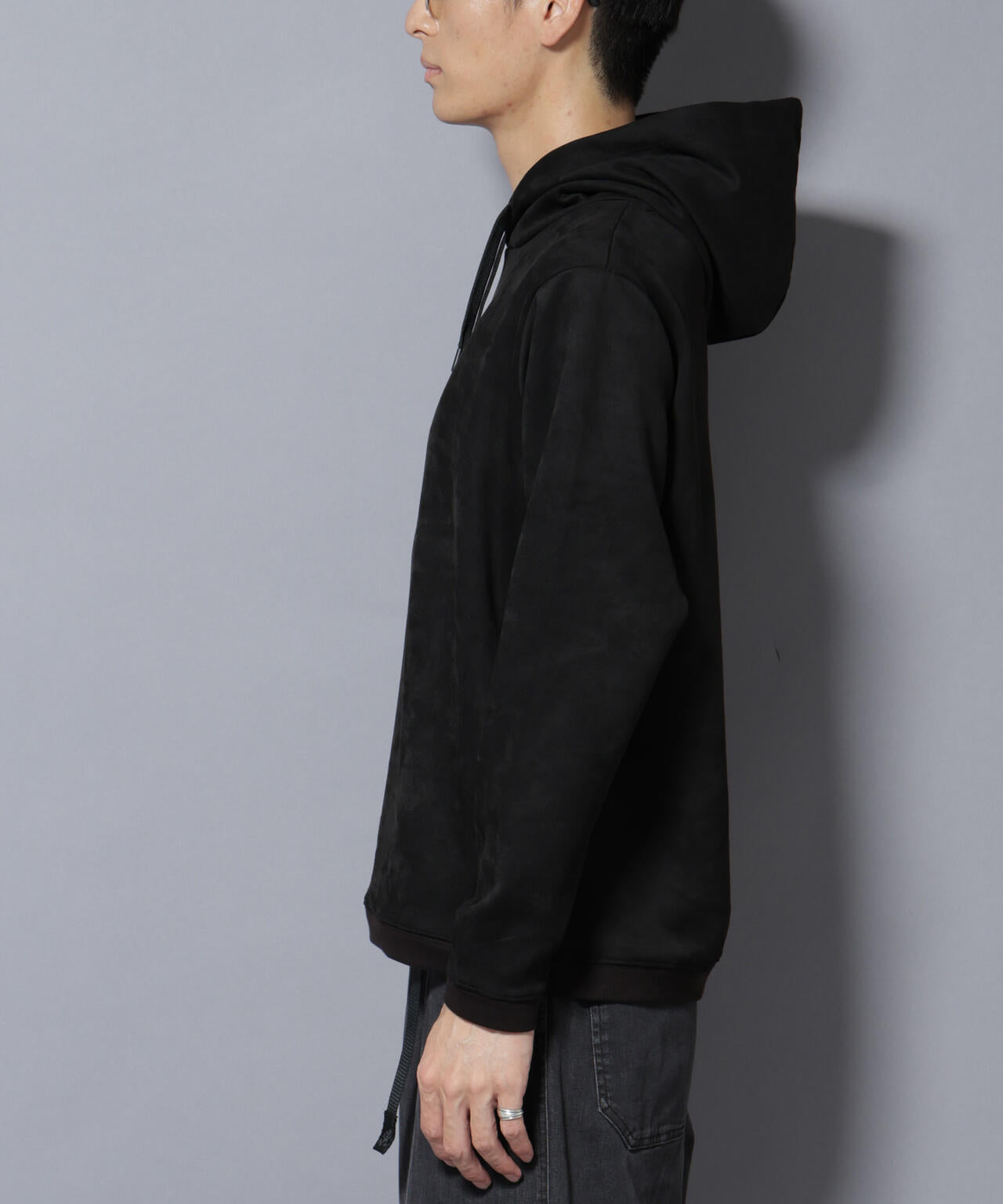 フェイクスエードフーディー 長袖 6725223203