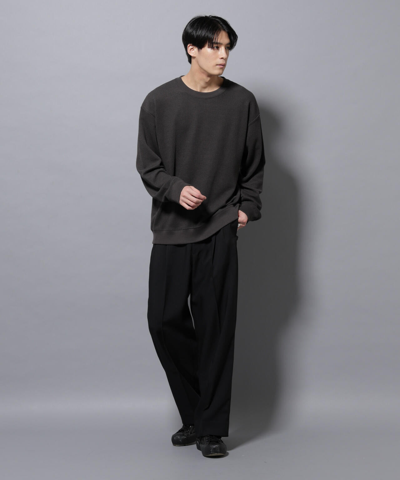 テックワッフルクルーネックTシャツ 6725223206