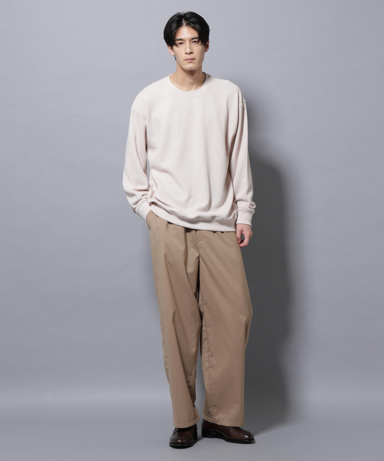 テックワッフルクルーネックTシャツ 6725223206
