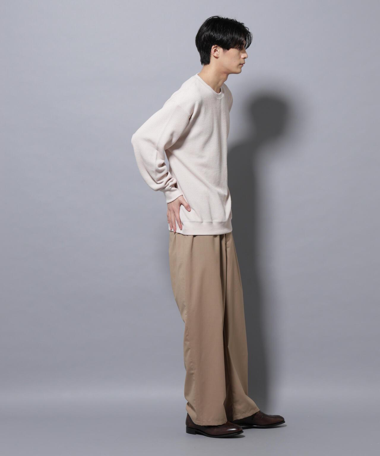 テックワッフルクルーネックTシャツ 6725223206