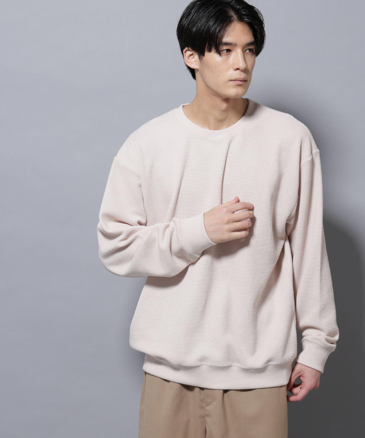 テックワッフルクルーネックTシャツ 6725223206