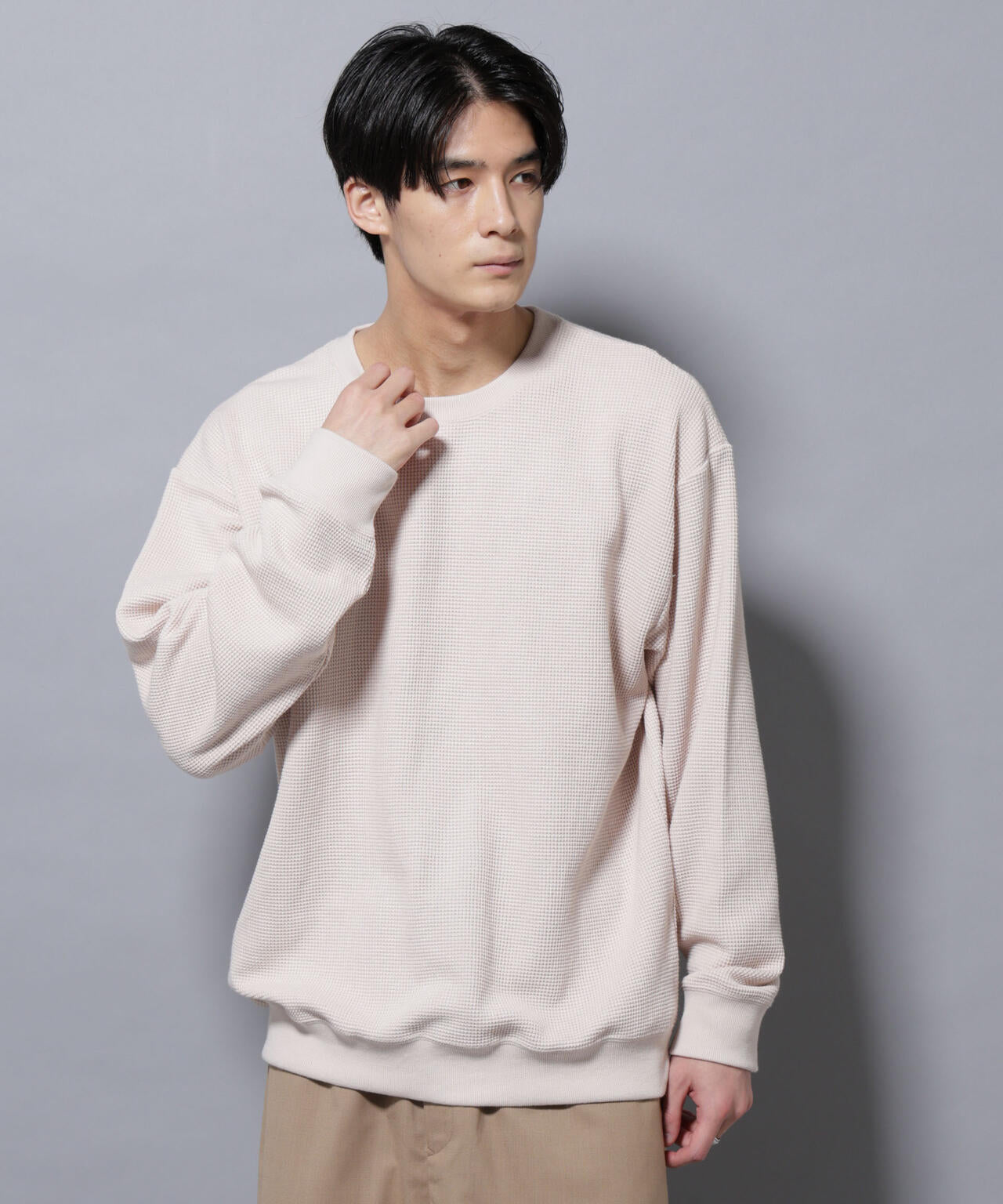 テックワッフルクルーネックTシャツ 6725223206