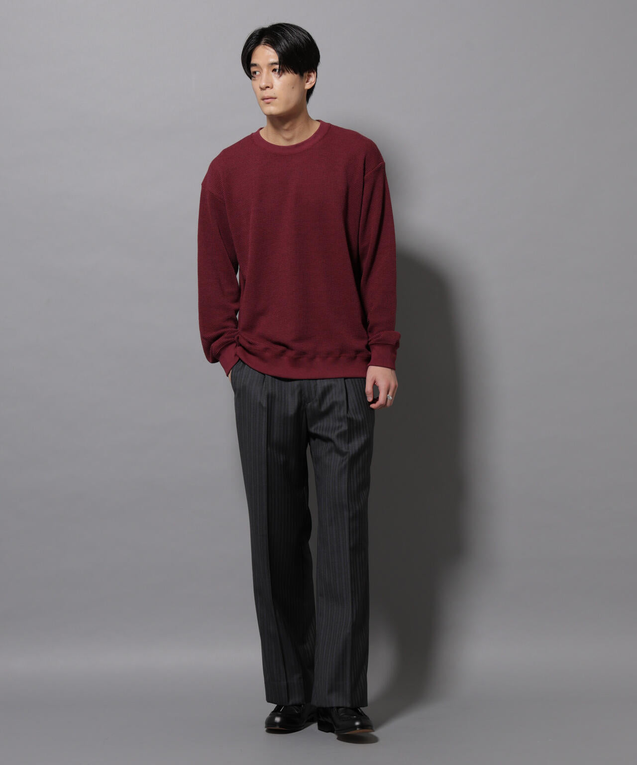 テックワッフルクルーネックTシャツ 6725223206