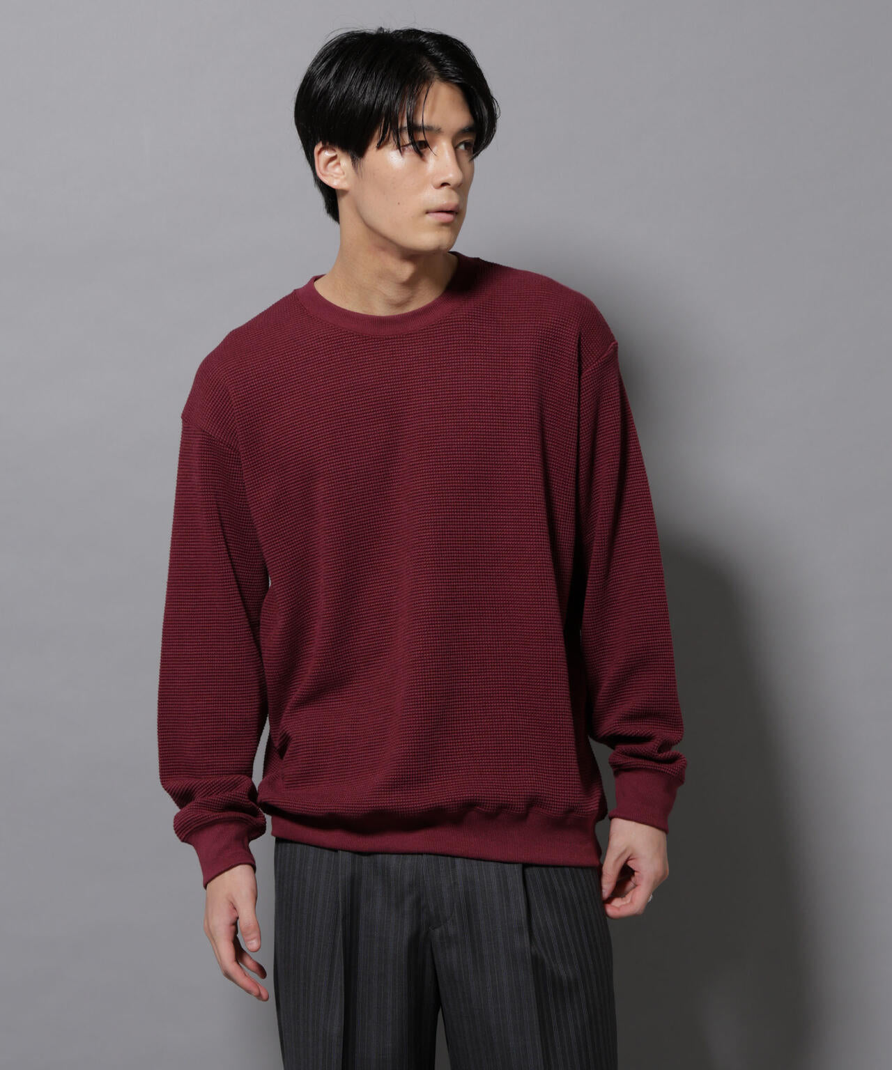 テックワッフルクルーネックTシャツ 6725223206