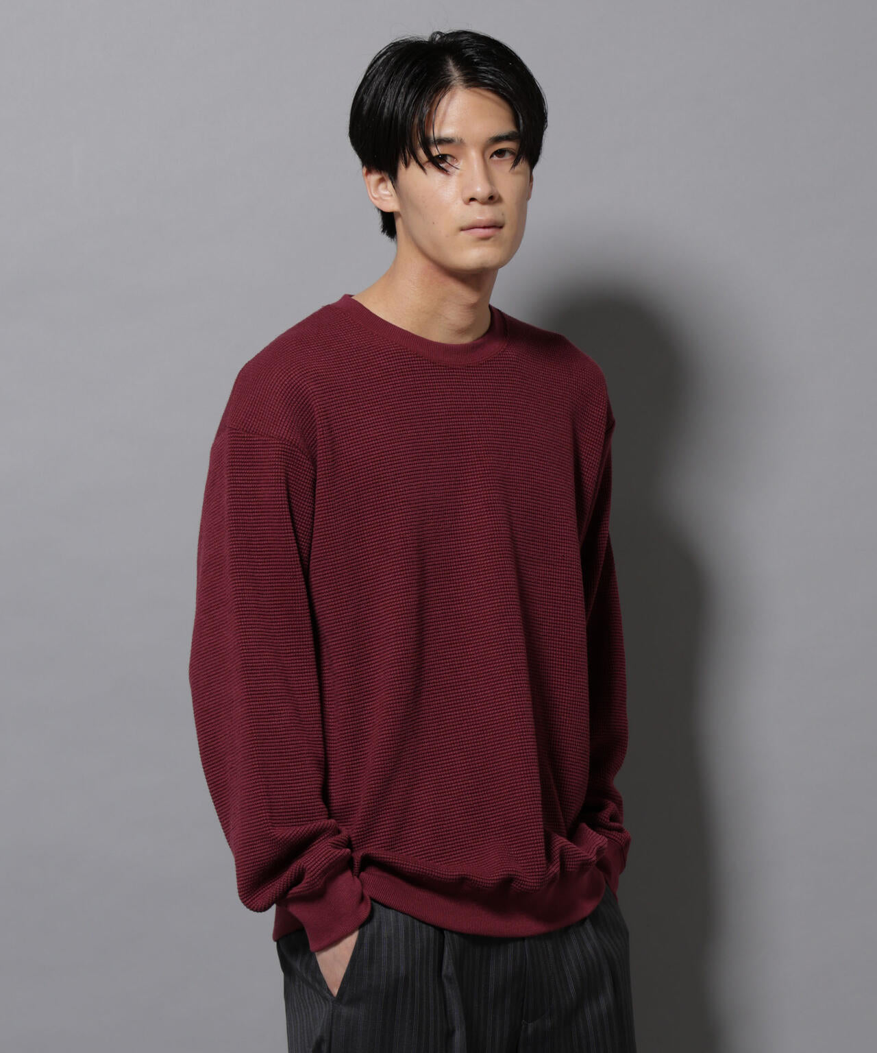テックワッフルクルーネックTシャツ 6725223206