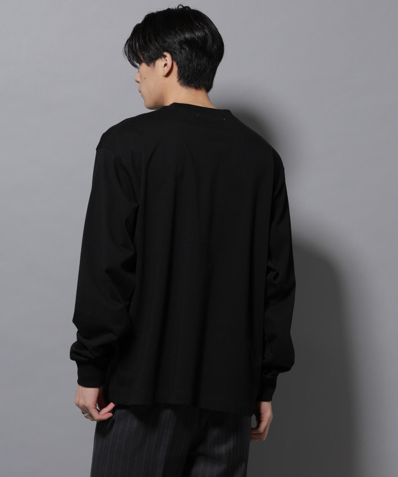 ビックシルエットワンポイントTシャツ 長袖 6725223207