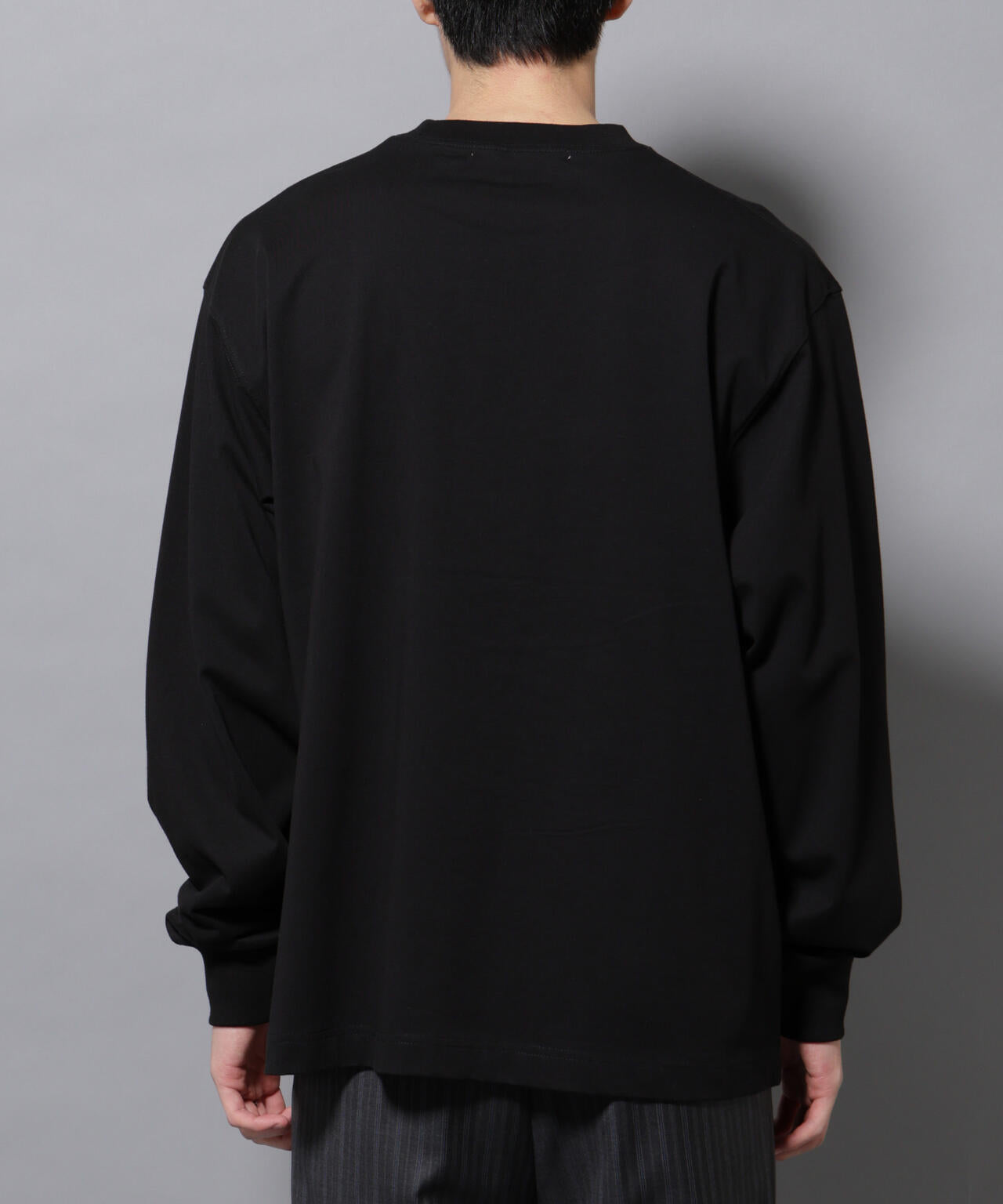 ビックシルエットワンポイントTシャツ 長袖 6725223207