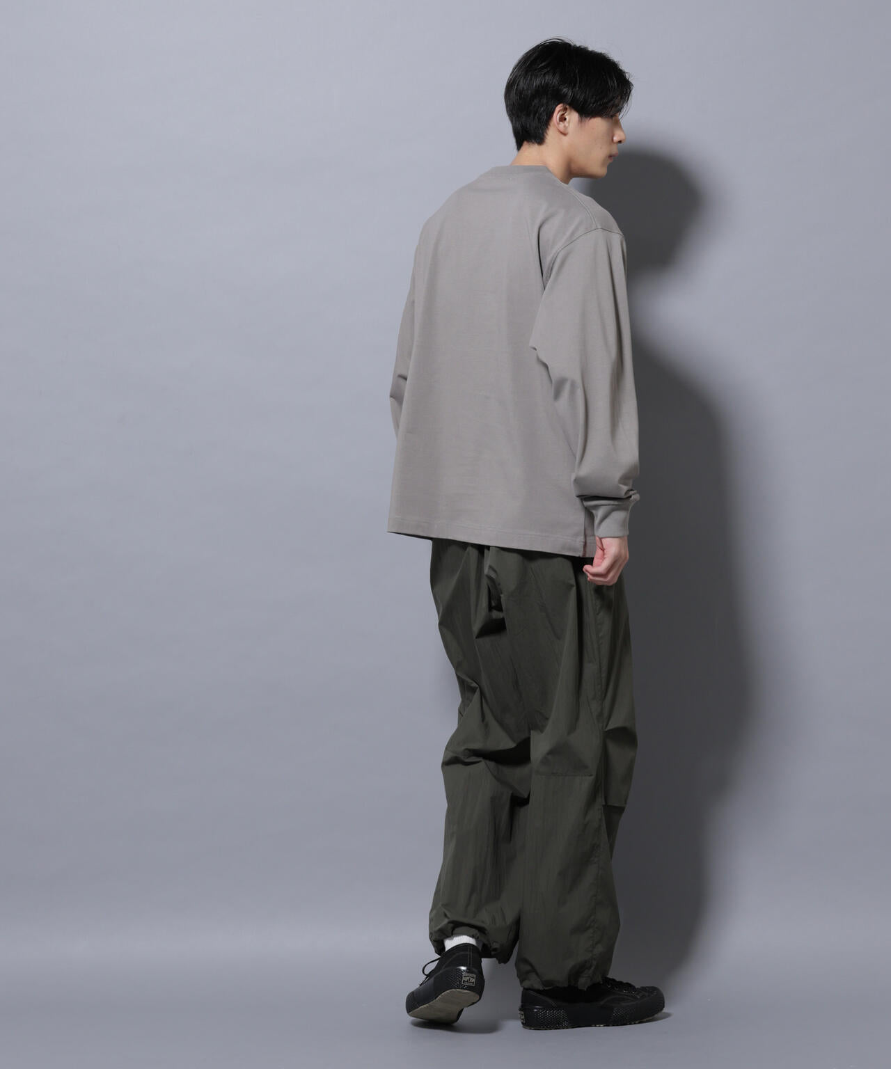 ビックシルエットワンポイントTシャツ 長袖 6725223207