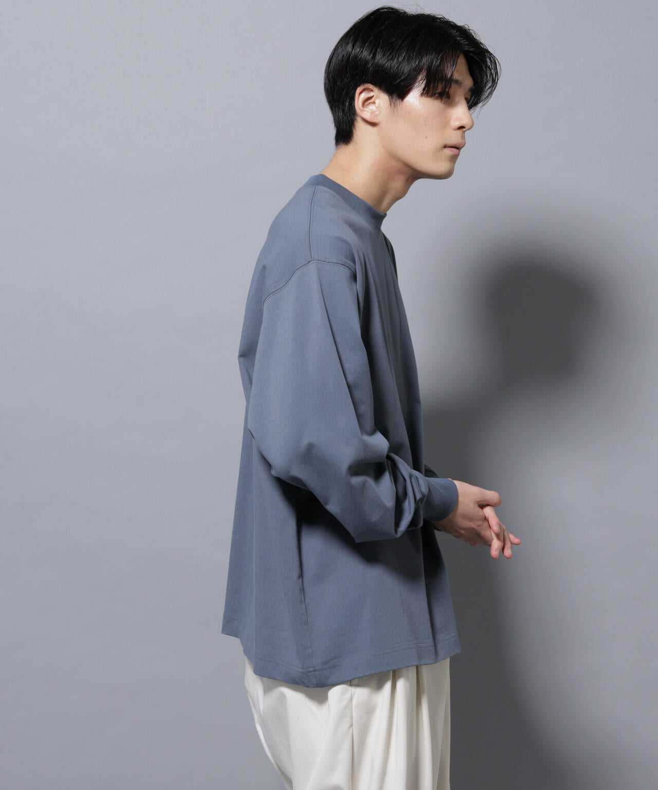 ビックシルエットワンポイントTシャツ 長袖 6725223207