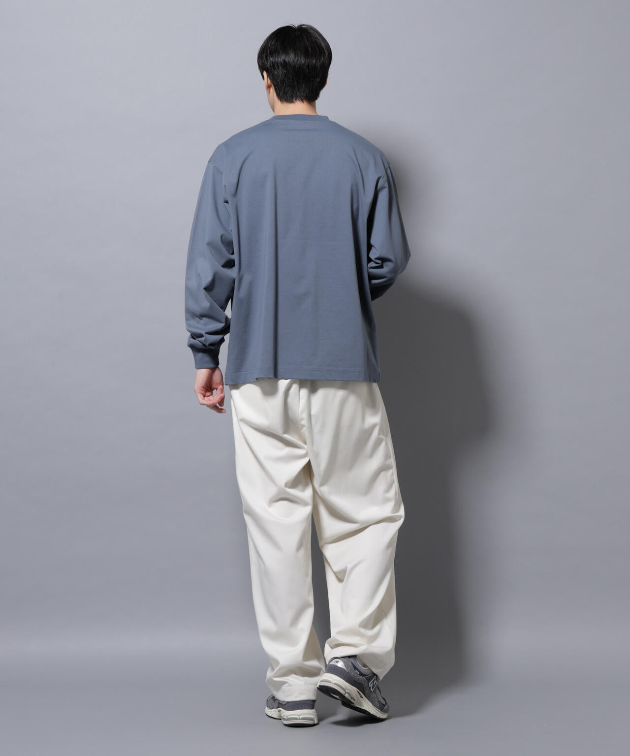 ビックシルエットワンポイントTシャツ 長袖 6725223207