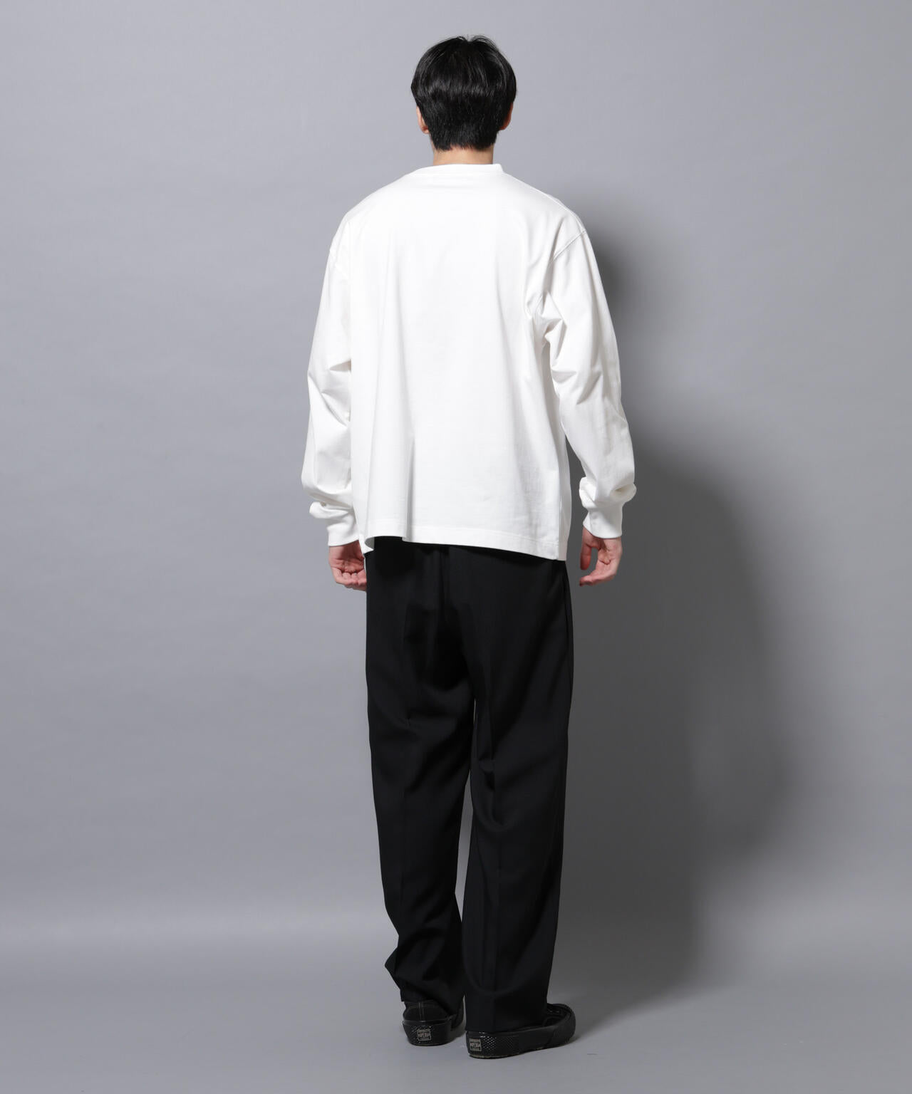 ビックシルエットワンポイントTシャツ 長袖 6725223207