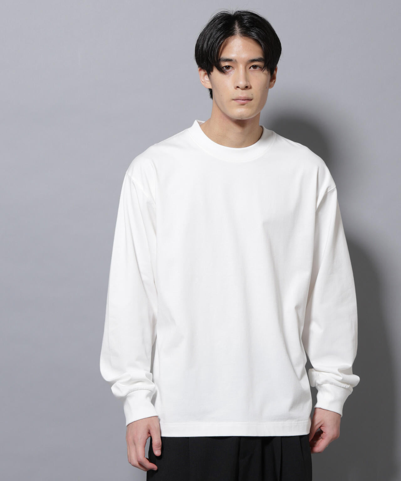 ビックシルエットワンポイントTシャツ 長袖 6725223207