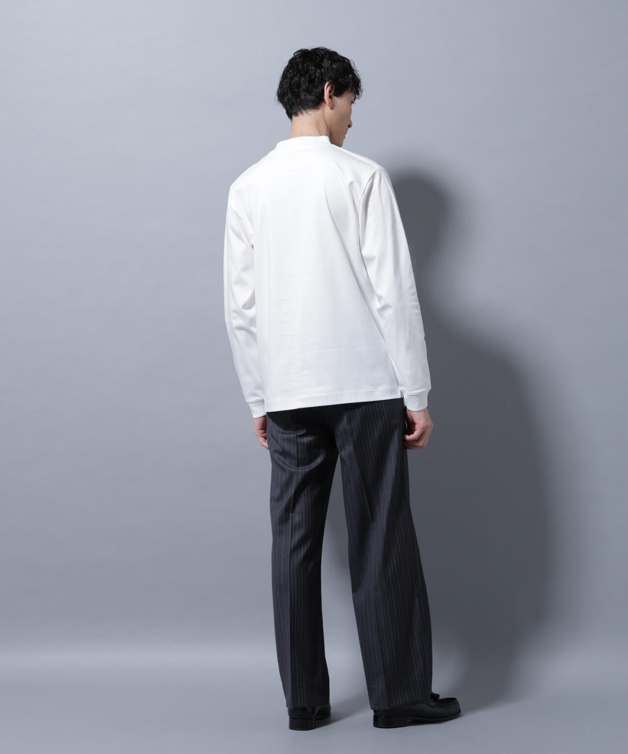 アンチスメルモックネックTシャツ 長袖 6725223210