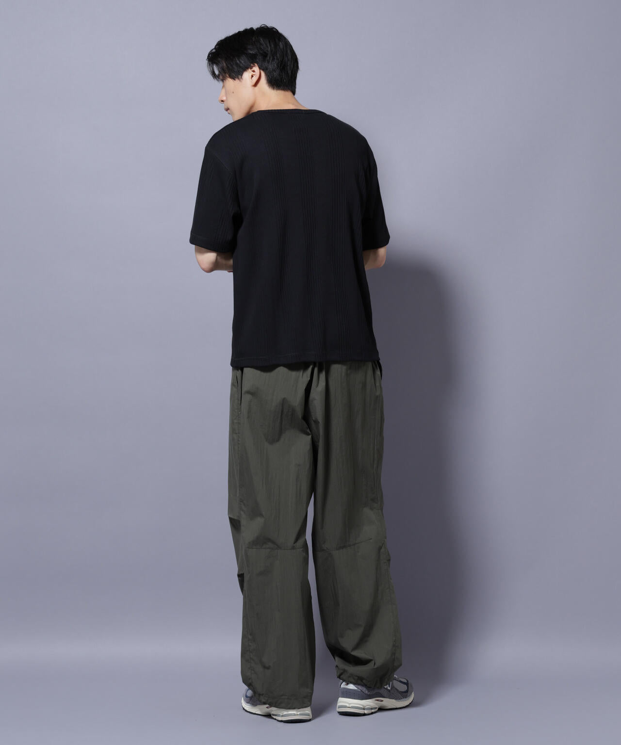 NORMANBROS/NORMANBROS別注 テレコUネックTシャツ 半袖 6725224001